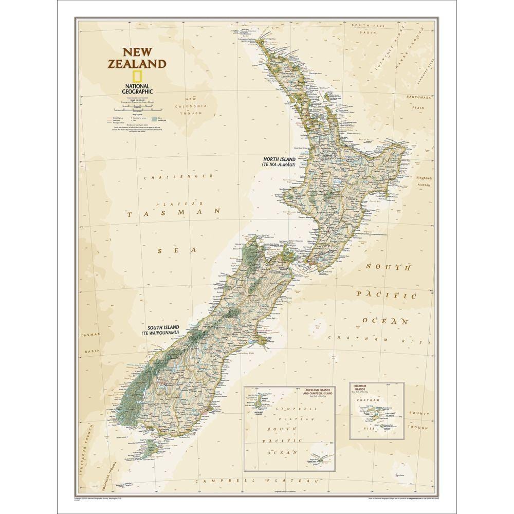 national geographic naujosios zelandijos žemėlapis