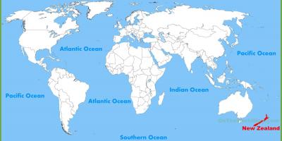 Naujoji zelandija vietą pasaulio žemėlapyje